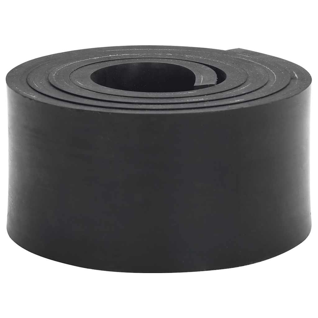 vidaXL Gummileiste für Schneepflug Schwarz 150x10x1 cm