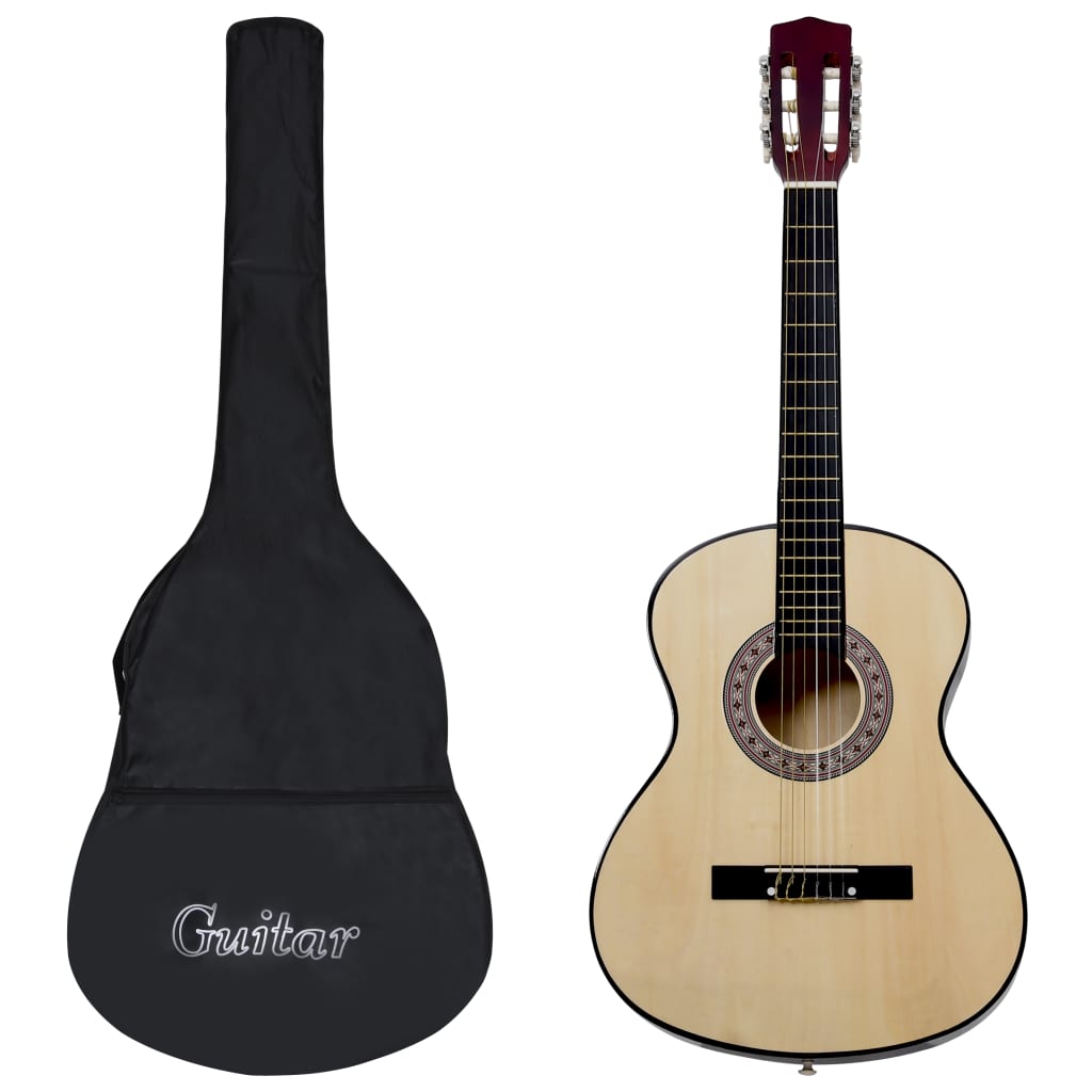 vidaXL 8-tlg. Klassikgitarren-Set für Anfänger 3/4 36"