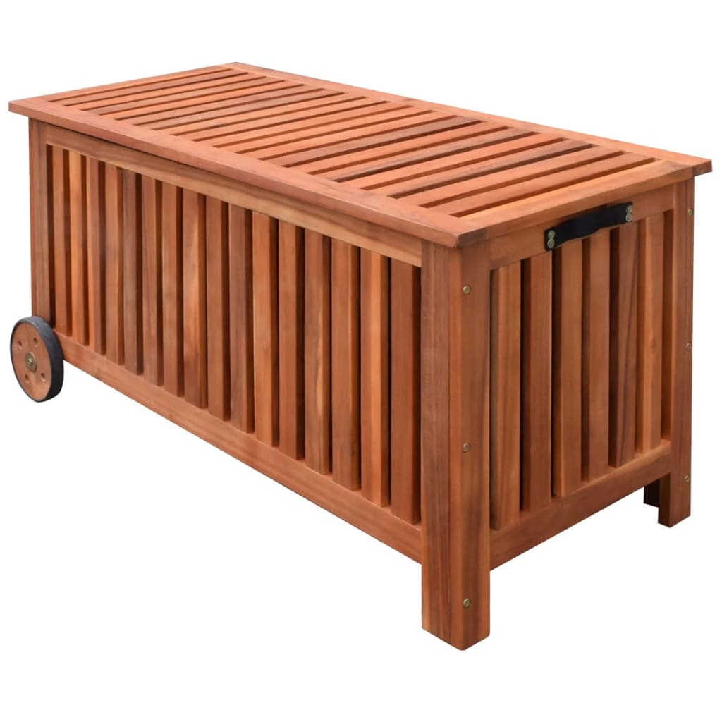 vidaXL Garten-Aufbewahrungsbox 118x52x58 cm Holz  